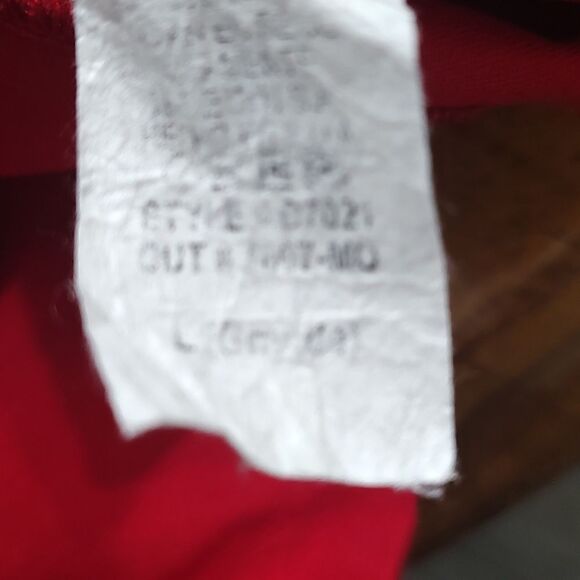 Monaco red one shoulder fitted sexy little red mini dress Sz L - Picture 6 of 6